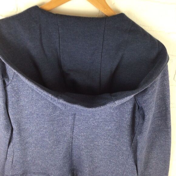 THE north face vintage warm blue small hoodie cardigan soft and comfortable - Picture 9 of 16